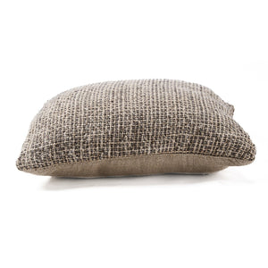 The Linen Grain Cushion Cover - Natural Black