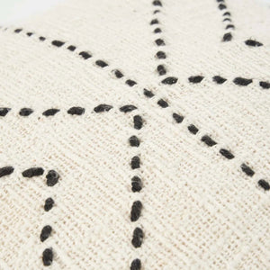 The Tribal Cushion Cover - Natural Black