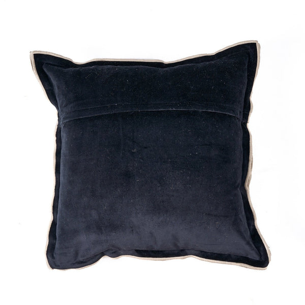 The Nordic Stripe Cushion Cover - Natural Black