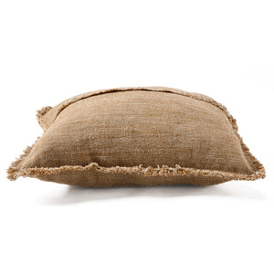 The Sahara Fringe Cushion Cover - Natural Brown W50