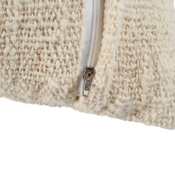 The Isla Palm Cushion Cover - Natural White