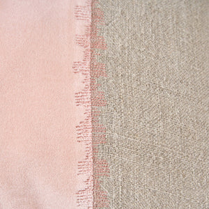 The Velvet Divorce Cushion Cover - Natural Pink - 30x50