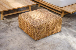 The Hyacinth Pouffe Square - Natural D60