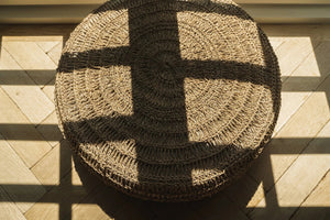 The Seagrass Pouffe - Natural D60