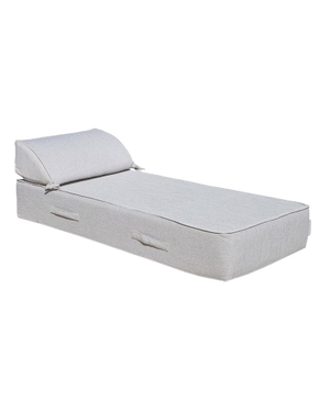 Single Foam Sun Lounger DryFast – Grey Linen