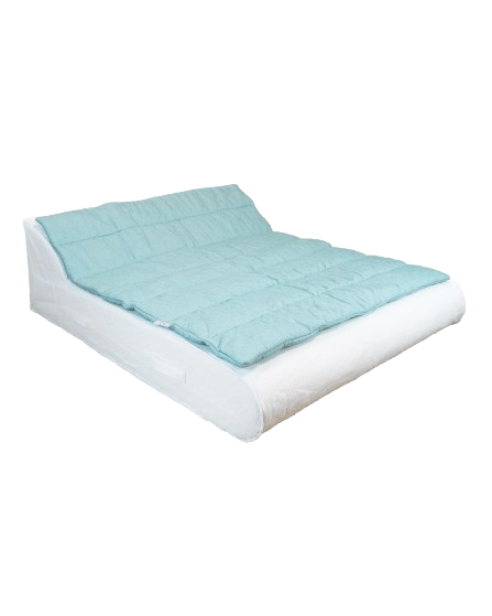 Mattress Topper – 2-Seater Sun Lounger – Sky Blue