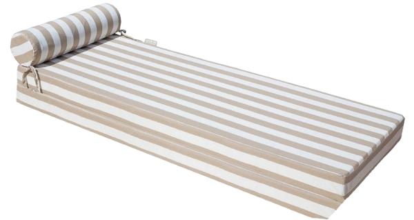 Reversible Mattress – Striped Front & Raffia Back