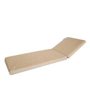 Sun Lounger Mattress – Beige Raffia