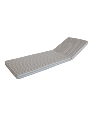 Sun Lounger Mattress – Bayadère Striped Fabric