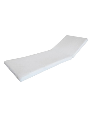 Sun Lounger Mattress – White Raffia