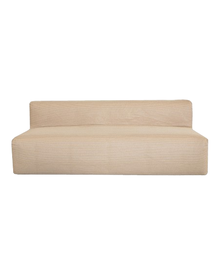 Modular Sofa – 3-Seater, Beige Raffia
