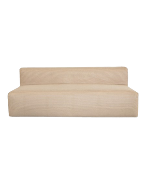 Modular Sofa – 3-Seater, Beige Raffia