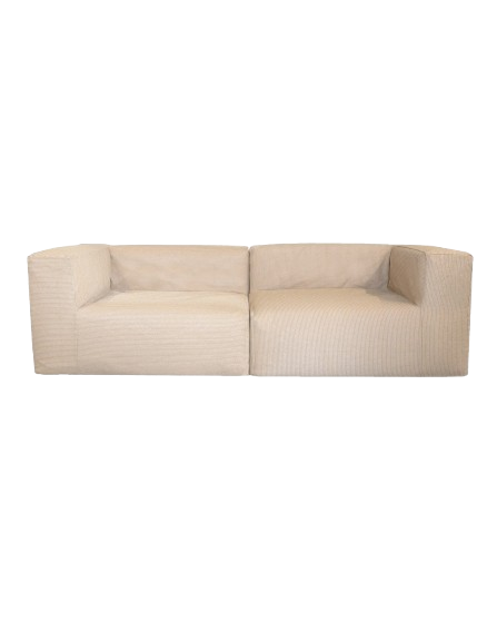 Modular Sofa – 3-Seater, Raffia Beige