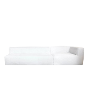 Modular Sofa – 4/5-Seater, White Raffia
