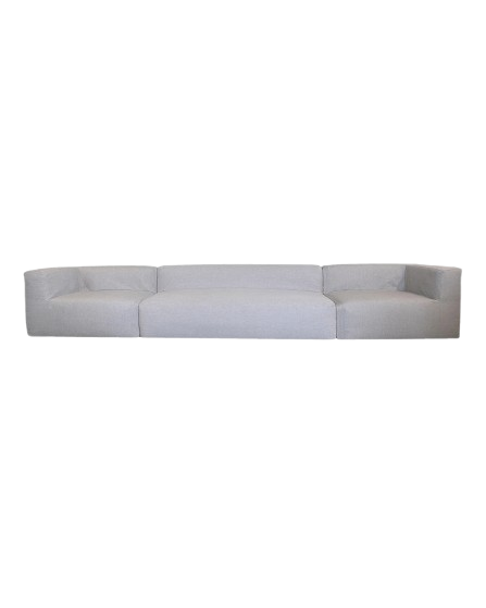 Modular Sofa – 5/6-Seater, Grey Linen