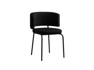 Modern Upholstered Chair with Metal Legs