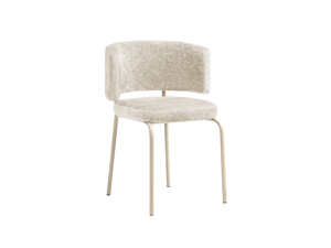 Modern Upholstered Chair with Metal Legs