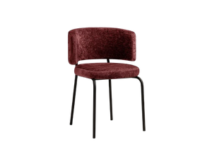 Modern Upholstered Chair with Metal Legs