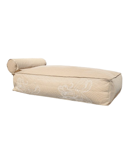 Sun Lounger with Headrest – Octopus Embroidery