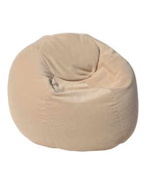 XL Pouf – Beige Terry Fabric