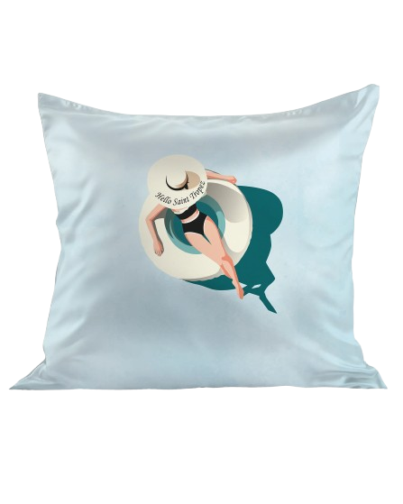 Floating XL Retro Pouf – “Hello Saint-Tropez”