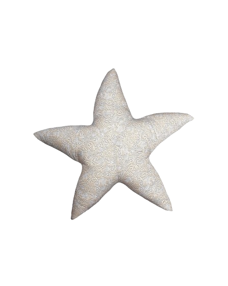 Starfish Cushion – Lace-Effect Motifs