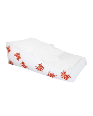 Floating Sun Lounger – White Embroidery