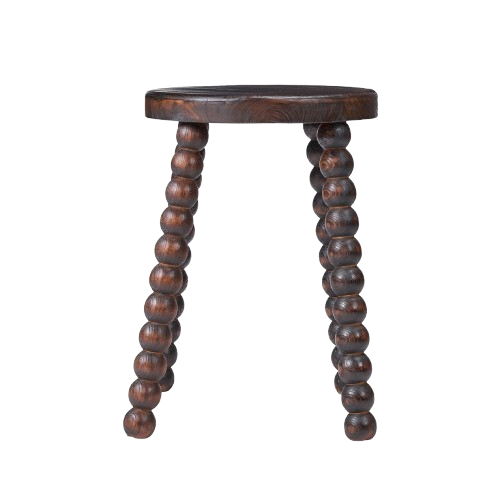 The Dango Stool - Dark Walnut D35