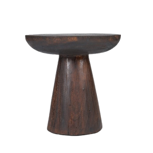 Cone Alone Side Table – Dark Walnut D50