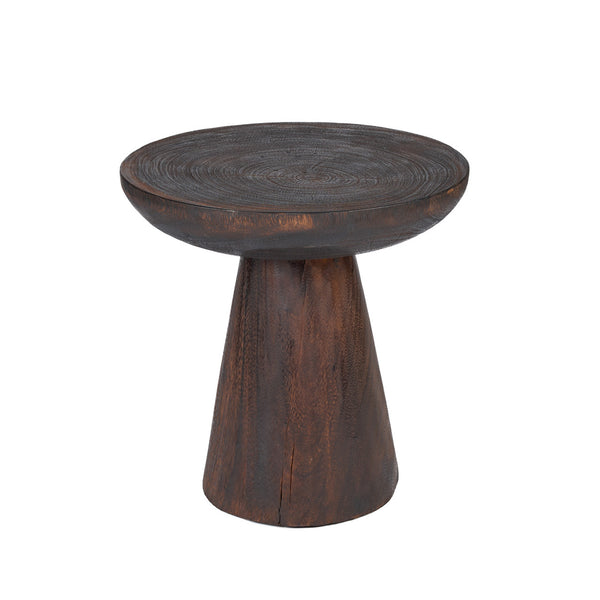Cone Alone Side Table – Dark Walnut D50