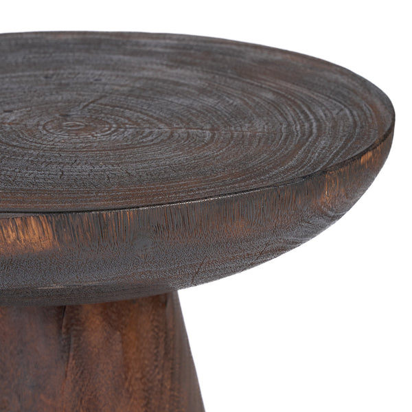 Cone Alone Side Table – Dark Walnut D50