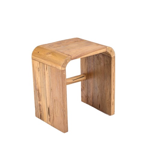 Solid Teak Side Table – Natural Finish L40