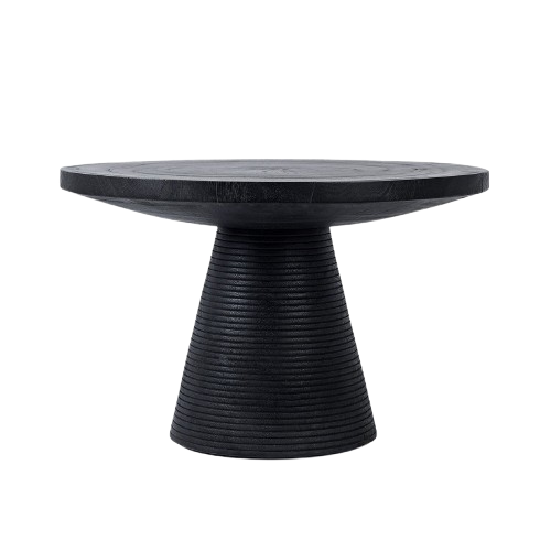 Solid Suar Wood Coffee Table – Black Finish D70