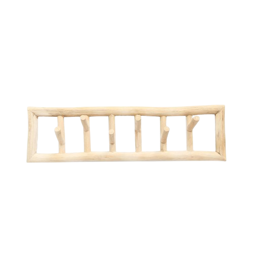 Teak Branch Clothes Hanger – Natural Finish