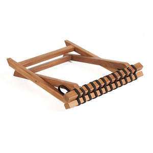 Foldable Solid Wood Luggage Rack – Natural – Size M