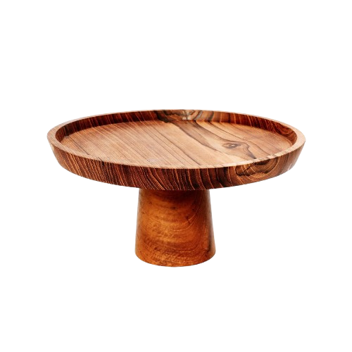 Teak Root Cake Dish M