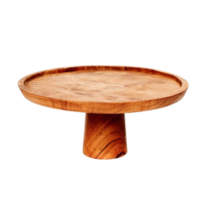 Teak Root Cake Dish L
