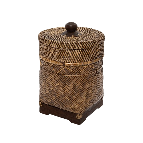 Bathroom Bin Basket Natural Brown