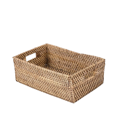 Rattan Storage Keeper Natural Brown