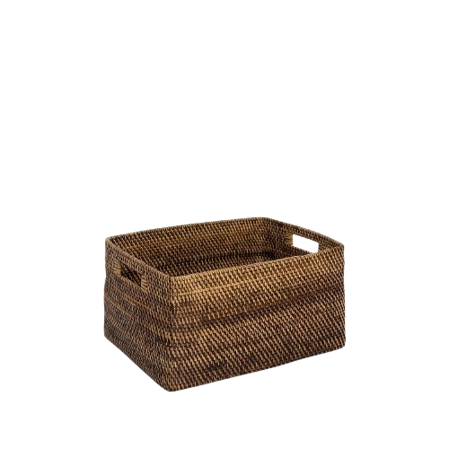 Colonial Magazine Basket Natural Brown M