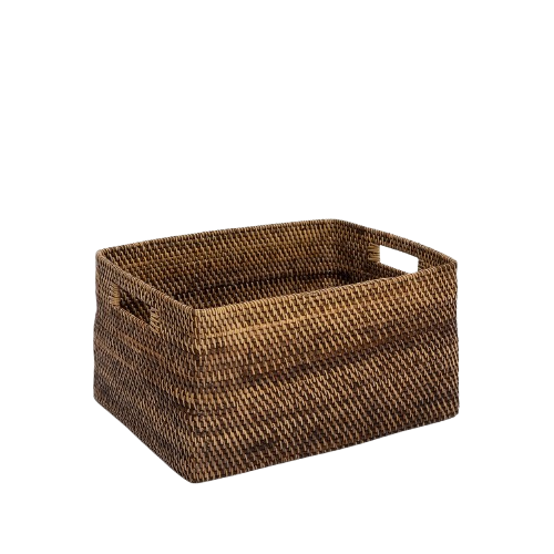 Colonial Magazine Basket Natural Brown L
