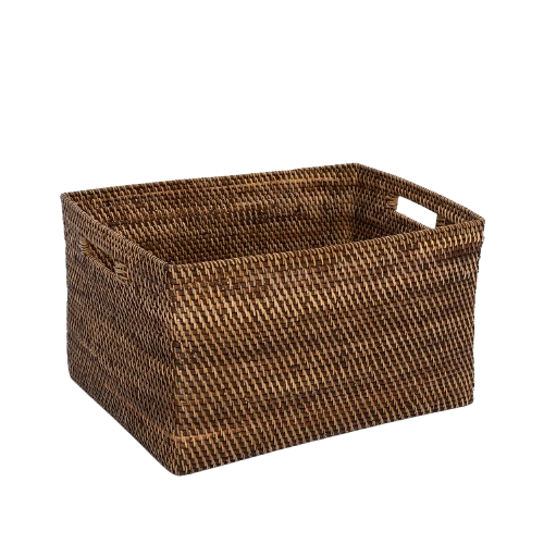 Colonial Magazine Basket Natural Brown XL