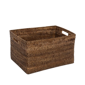 Colonial Magazine Basket Natural Brown XL
