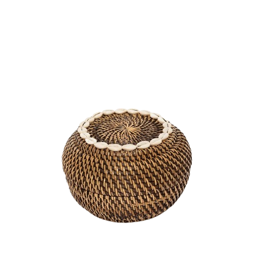 Colonial Peek-a-Boo Basket Natural Brown S