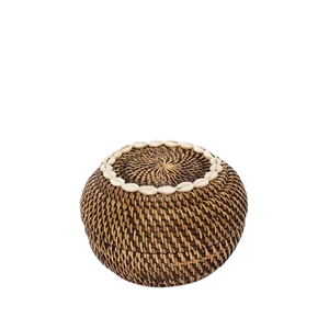 Colonial Peek-a-Boo Basket Natural Brown S
