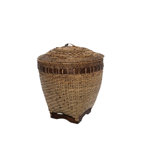 Colonial Storage Basket Natural Brown M