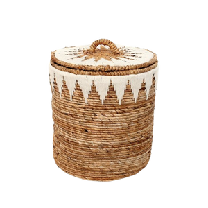 Banana Stitched Laundry Basket L