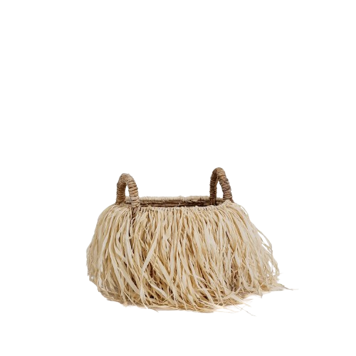Raffia Basket - M