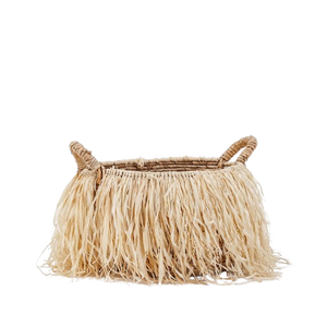 Raffia Basket - L