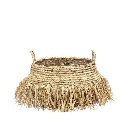 Raffia Deluxe Basket - Natural - Large